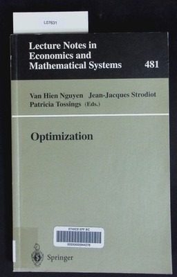 Optimization. Proceedings of the 9th Belgian-French-German Conference on 2531051