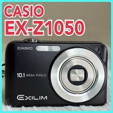 CASIO camera EX Z1050 SD card black compact digital camera working condition