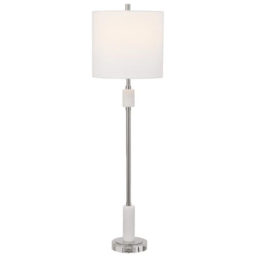 Uttermost 29793-1 Sussex Nickel Buffet Lamp - Picture 1 of 6
