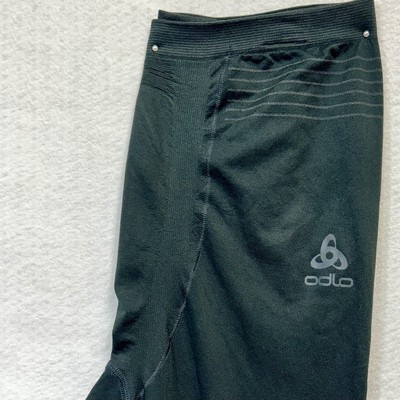Odlo Men s Black Slim Performance Running Base Tights **Small Or Medium (no Tag)