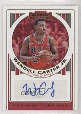2019-20 Panini Contenders Sophomore Gold 6/10 Wendell Carter Jr #SC-WCJ Auto 0a3