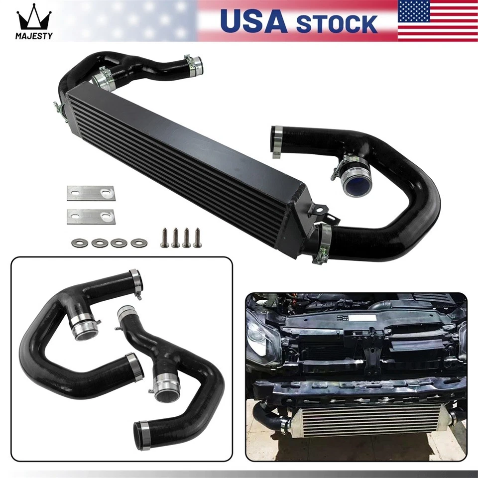 Turbo Intercooler Kit For Audi A3 VW Golf MK5 MK6 GTI FSI Jetta 2.0T 06-10 Black Foto 4 de 4