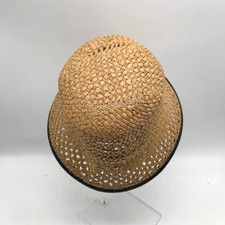 Rip Curl Brown Woven Paper Straw Bucket Sun Hat Small Handmade NWT 035WHE Brown Straw Bucket Hats for Women for sale | eBay main image 4