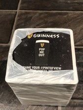 Guinness Rare Pop Me Out Beer Mats Bar Mats FULL PACK NEW