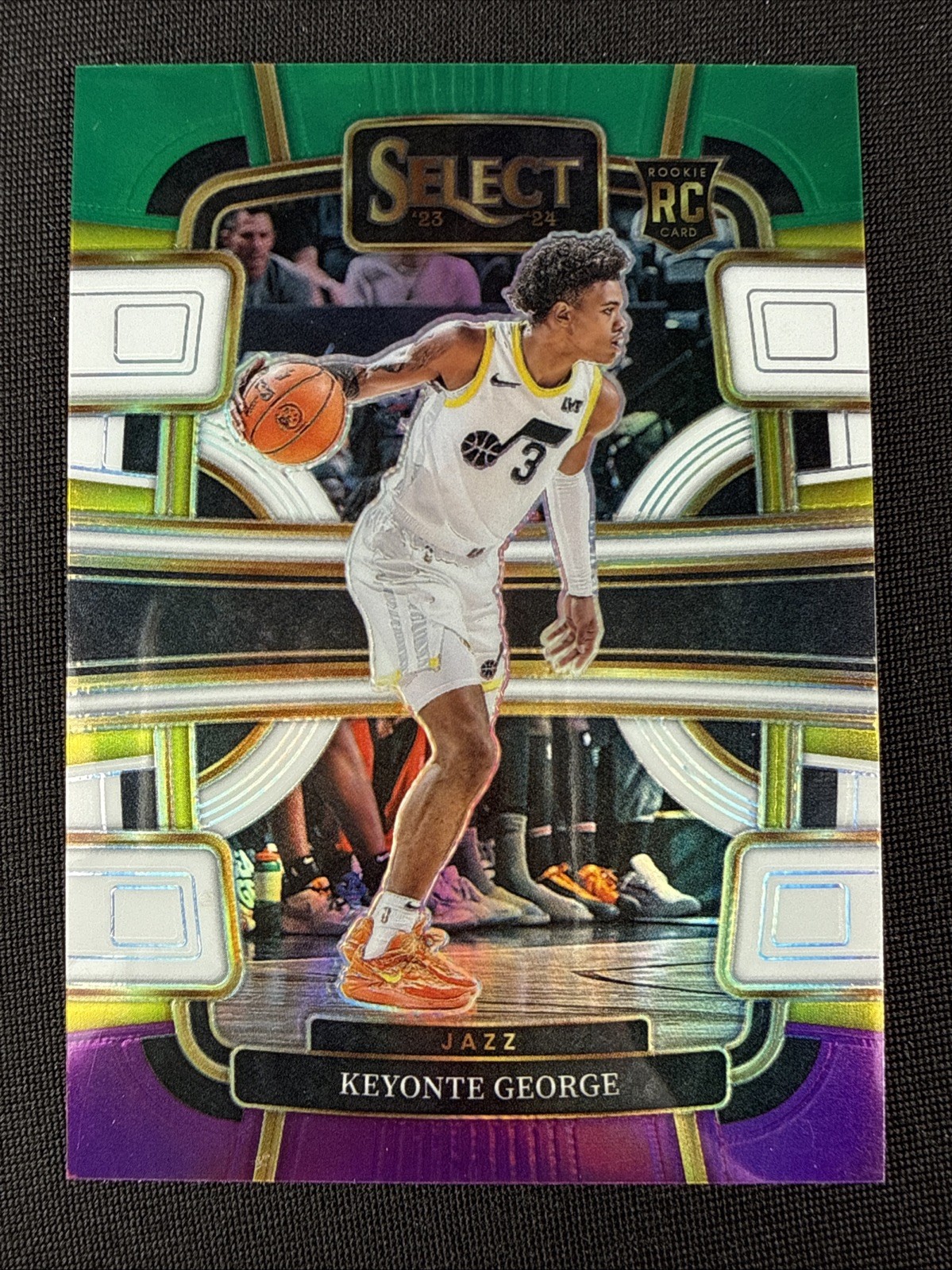 Keyonte George Rookie Card RC 2023-24 Panini Select Tri-Color Prizm #75