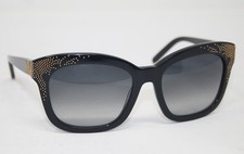 Chloe Made In Italy Woman's CE626S 424 55 19 135 Black w/Gold Sparkle Sunglasses