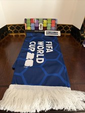 Official FIFA World Cup 2026 Logo Scarf Blue Licensed Fan Scarf New with Tag