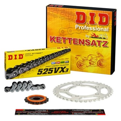 Kawasaki KLV 1000, 05-06, Kettensatz DID VX3 SILENT Nietschloss