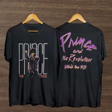 Vintage 1985 Prince And The Revolution Pur Rain World Tour Shirt, Vintage 90s Co