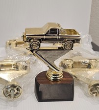 Vintage Chevy Truck Gold Plastic Trophy Topper 4.5 Tall - Lot Of 5 Vintage Chevy Truck Gold Plastic Trophy Topper 4.5 Tall - Lot Of 5