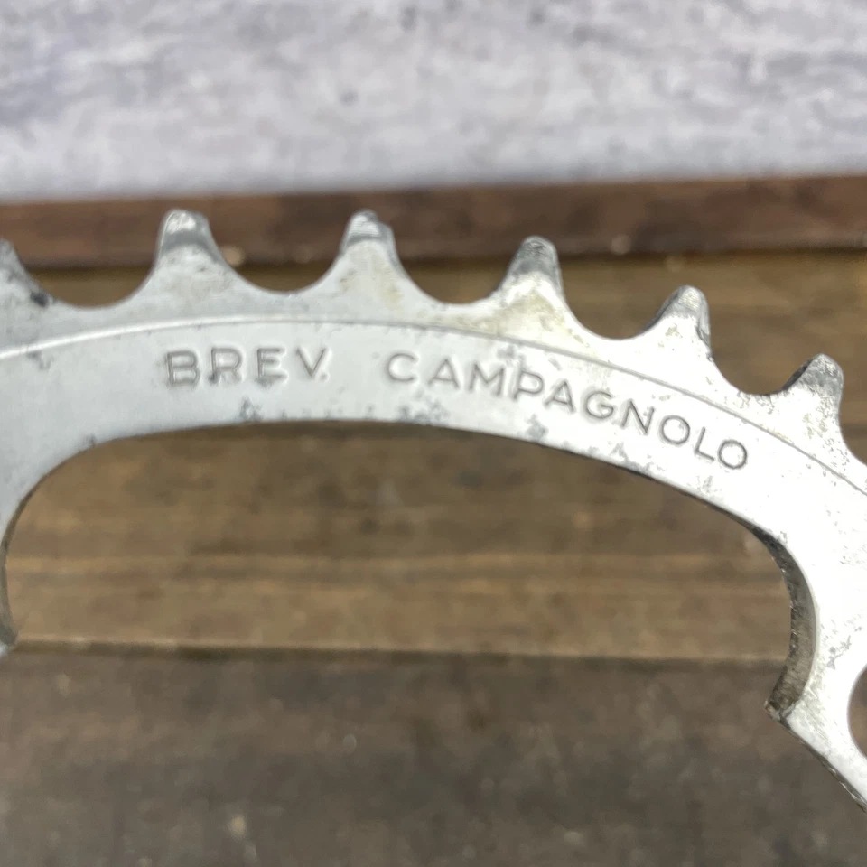 Vintage Campagnolo Chainring 42t 135 BCD Made in Italy Road Bike Alloy 42 Tooth - Image 2 of 4