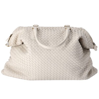 BOTTEGA VENETA Intrecciato Slouchy Large Handbag 193785 Cream
