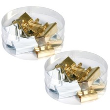 24x Vielzweck Klammern Foldback-Klammern Aktenklammern Papier-Klammern Clip Büro