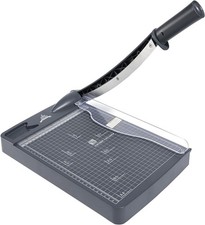 Guillotine Paper Cutter Cutting Performance up to 12 Sheets,12 Inch Cut Length H