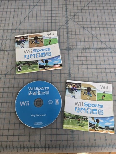 New ListingWii Sports (Nintendo Wii) Cardboard Sleeve CIB Tested LOOK  With Manual