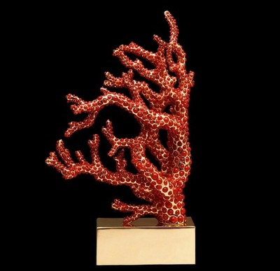 L Objet Coral Bookend