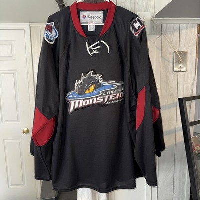 Vintage Lake Erie Monsters Reebok Hockey Jersey AHL Avalanche 2XL
