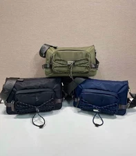 Unisex Nylon Crossbody Sling Bag Adjustable Strap Urban Shoulder Bag