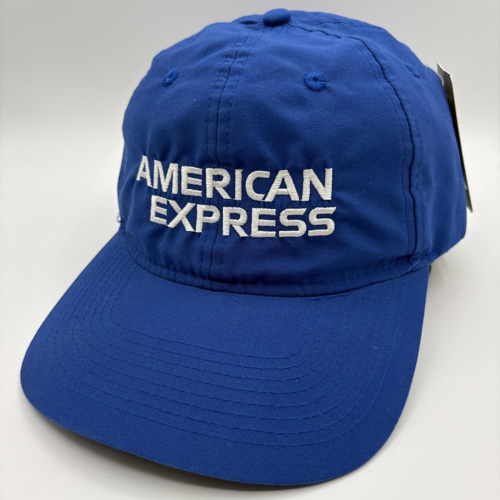 American Express Hat TRIMARK Strap Back Cap Adjustable One Size Blue Embroidered