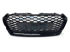 GLOSS BLACK RS5 STYLE GRILLE AUDI A5 S5 B9 F5 2016-2020 HONEYCOMB