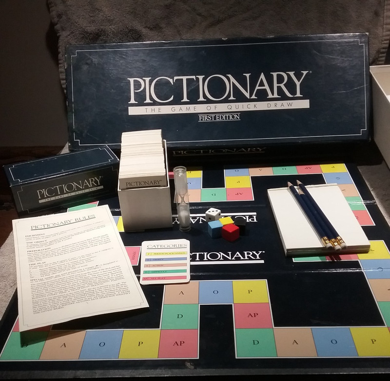 Vintage 1985 Pictionary The Game of Quick Draw First Edition