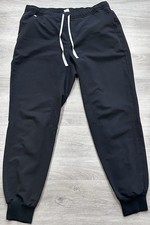 FIGS Tansen Jogger Scrub Pants Mens L Black MXXSW2004 Medical Nursing Large