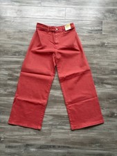 Universal Thread Wide Leg Jeans in Rusty Red