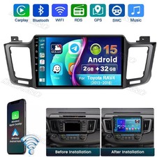 10.1" For Toyota RAV4 2013-2018 Apple Carplay Car Stereo Radio GPS BT Android 15