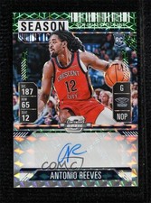 2024-25 Panini Mosaic FOTL Spectris Green Prizm 4/5 Antonio Reeves Auto 19fe