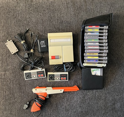 Nintendo NES-101 Top Loader Console Bundle Games Lot | eBay