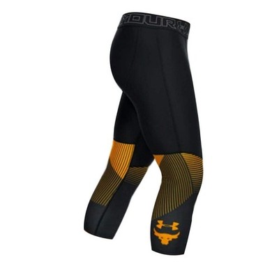 Mens Under Armour Rock Project 3/4 Spandex Tights Compression Pants Small