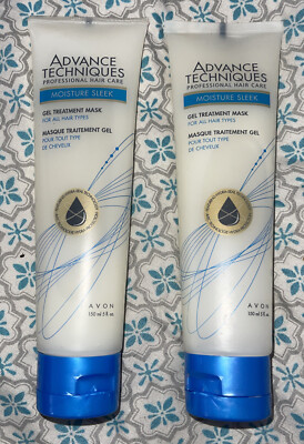  Avon Advance Techniques Pro Hair Care Moisture Gel Treatment Mask 2 PACK