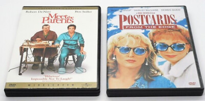 2 DVDs POSTCARDS FROM THE EDGE & MEET THE PARENTS Meryl Streep Robert De Niro WS