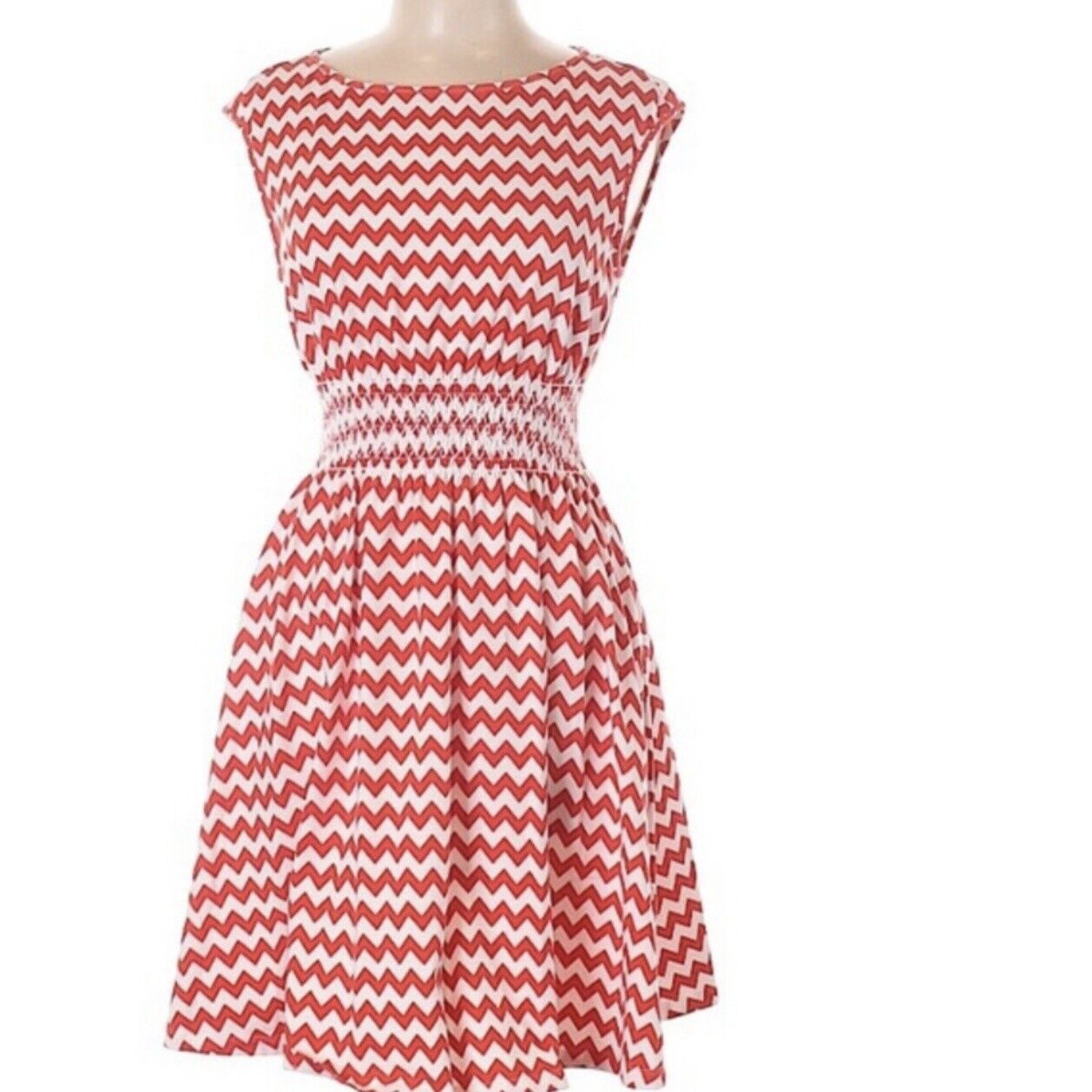 Kate New Free Shipping Spade Dress Womens Sale Special Price Red Size Chevron Medium
