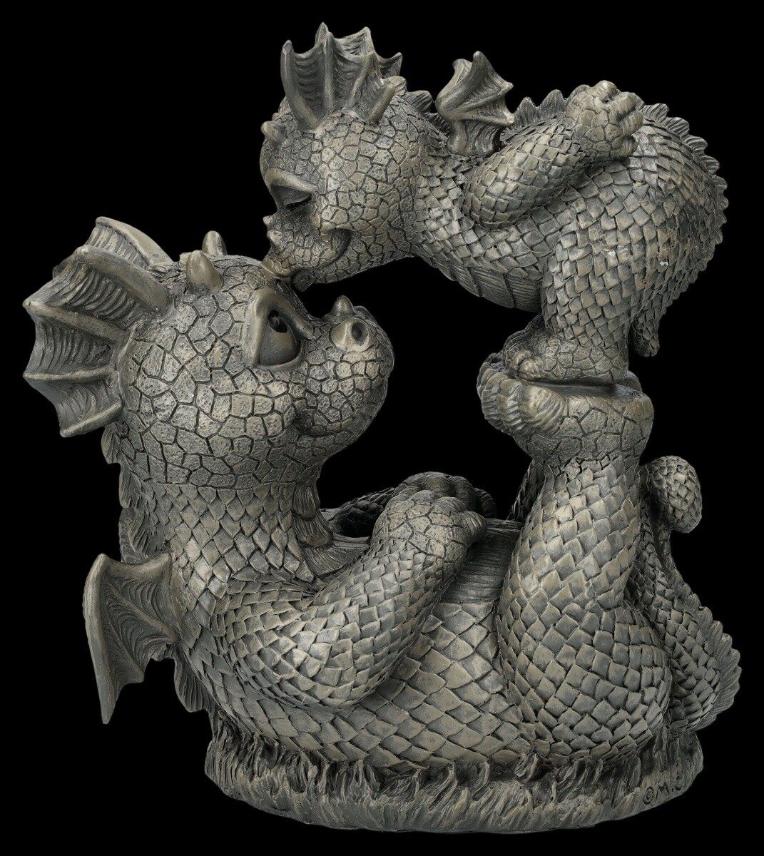 Garden Figure Dragon with Child - Mommy - Fantasy Decorative Figure Garden