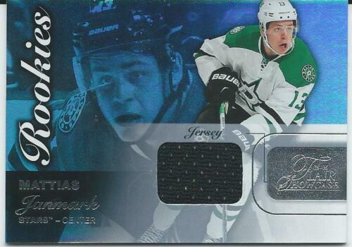 FILA Maglia 2015 16 UD Fleer Showcase MATTIAS JANMARK #ROW 0 posti 48 Dallas Rookies