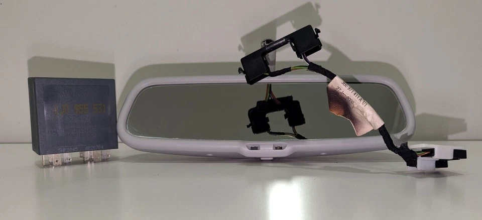 Espejo retrovisor interior atenuación automática luz LED 3BG para VW Passat W8 B5.5 Foto 4 de 4