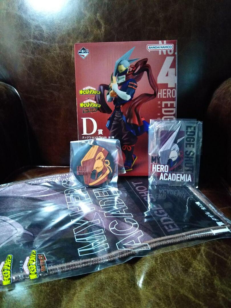 IchibanKuji My Hero Academia The Top5 Prize D H I J 4 set Edgeshot