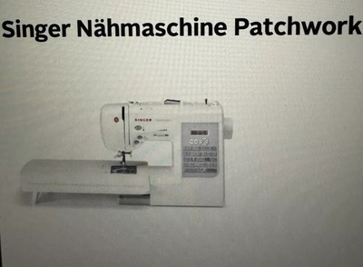 SINGER Patchwork 7285 Quilt Nähmaschine mit Mega-Anschiebetisch und Trolley