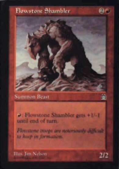 Flowstone Shambler - Stronghold: #86, Magic: The Gathering Nm R107