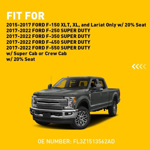 1PCS Center Console Cup Holder For Ford F250 F350 F450 F550 Super Duty 2017-2022 - Picture 2 of 10