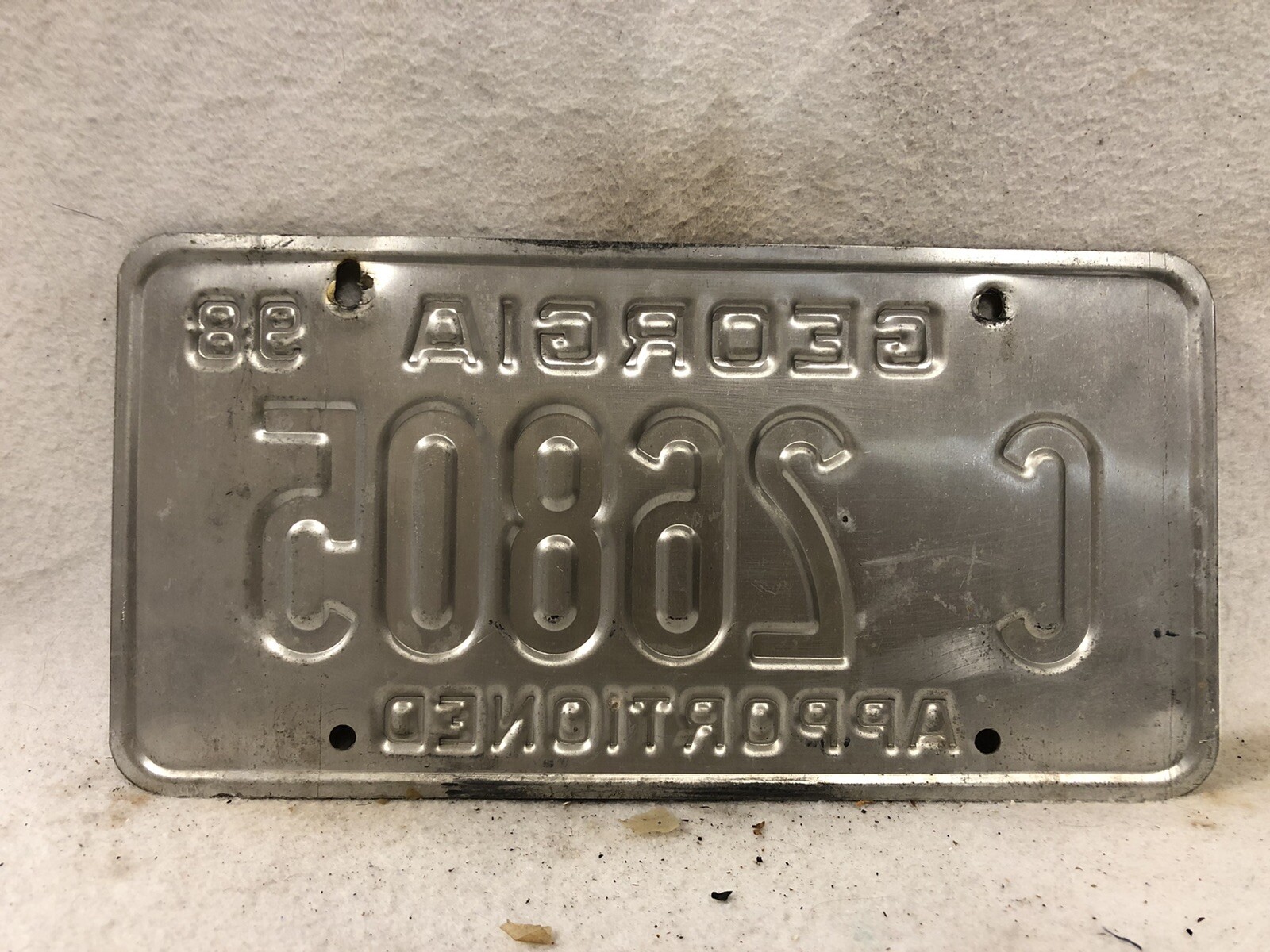 1998 Apportioned License Plate eBay