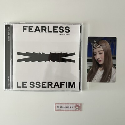 LE SSERAFIM Fearless Japan Album + Yunjin Photocard