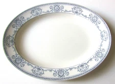 Vintage JOHNSON BROS England 14" HAVERHILL Oval Platter