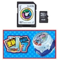 Reloj Bandai DX Yo-kai Modelo U Ver. Tarjeta Micro SD de actualización de chip de datos Yokai de 7