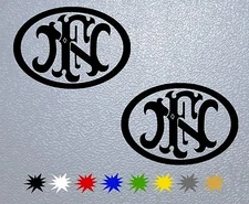 STICKER PEGATINA DECAL VINYL AUTOCOLLANT AUFKLEBER FN Herstal