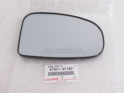 Genuine OEM Toyota 87931-47180 Passenger Mirror Glass 2013-2015