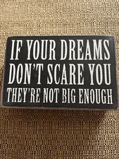 Primitives by Kathy Wooden Box Sign in Styles Rustic/Modern Wall Art