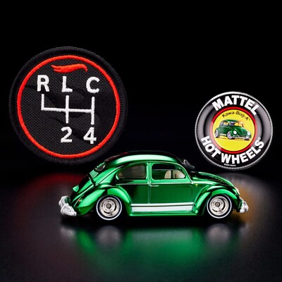 1/64 Hot Wheels RLC Exclusive VW Kawa-Bug-A Green 2024 Patch & Pin