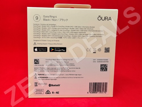 ***BRAND NEW*** Oura Ring 4 Smart Ring 4th Generation Size 9 BLACK - SEALED - Picture 3 of 5